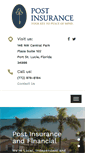 Mobile Screenshot of insurewithpost.com